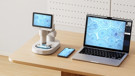 Illustration of camera and telescope gear